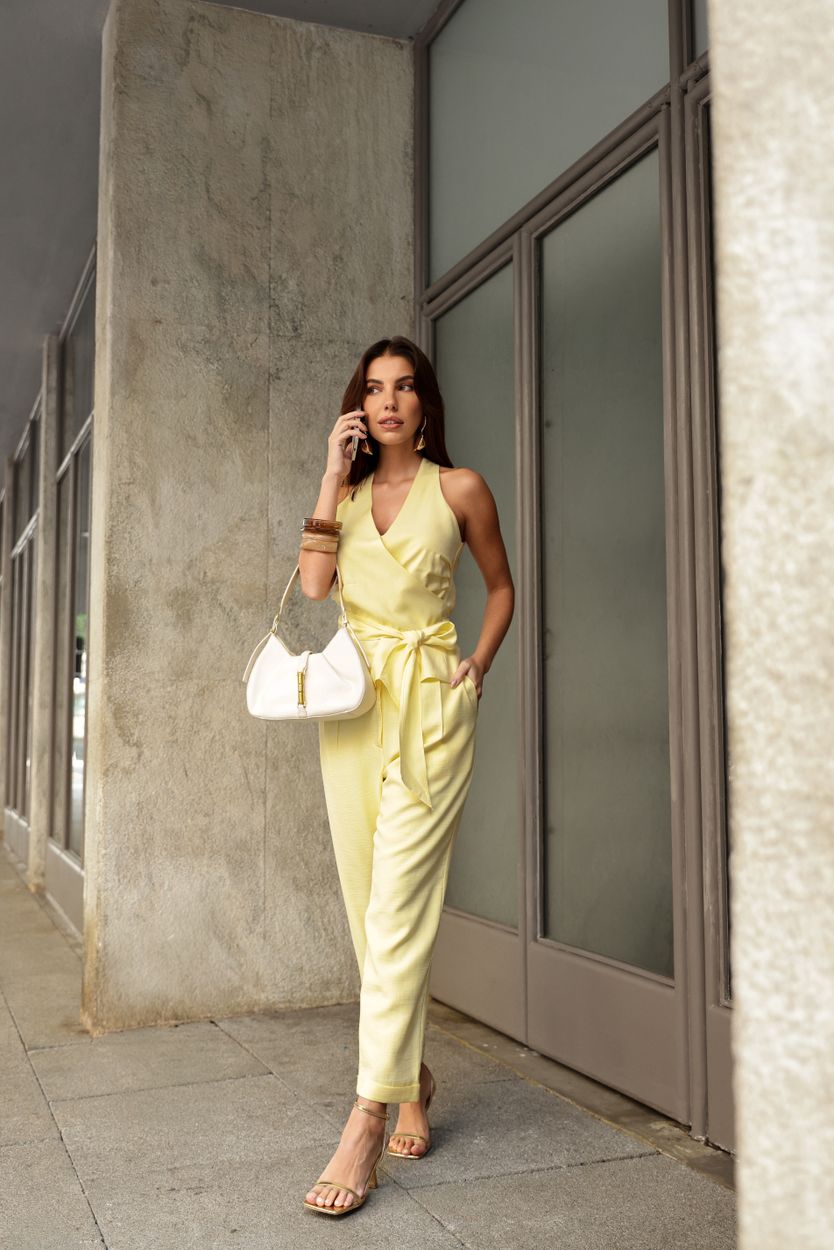 Calça Misto Viscose Ginga Com Pregas hover