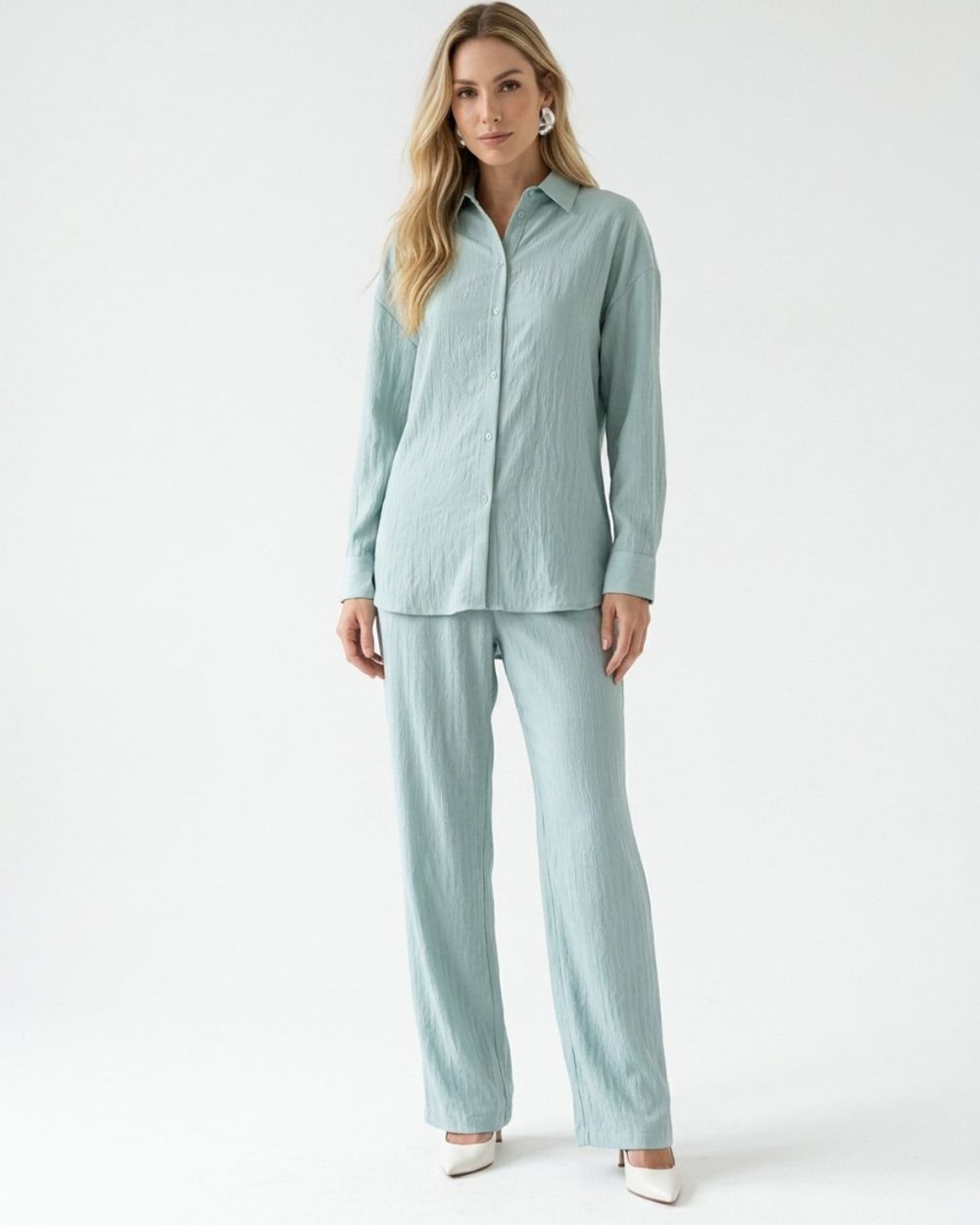 Camisa Misto Viscose Papoula C/ Pala