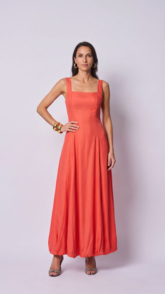 Vestido Mistoviscose Solstice Alça Ajustavel hover